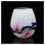 Jeremiah Lotton Glass Art Vase