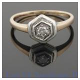 14K Y Gold Diamond Ring