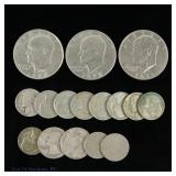 Various USA Nickels, Quarters, Dollar Coins (16)
