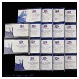 1999s - 2008s USA Proof 50 States 25c Sets (18)