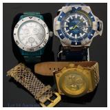 Invicta Akula (2) and Anatomic (1) Watches