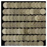 1964 & Prior USA 90%-Silv Washington Quarters -80