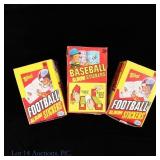 Lot Of Topps Baseball & Football Album Stickers