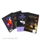Horror Film Mini-Posters - Autographed (4)