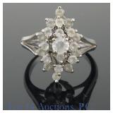14K W Gold Quartz Ring