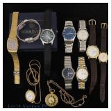 Longines & More Wrist (9) and Pendant Watches (2)