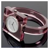 Gucci 17 Jewels Acrylic Bracelet Watch