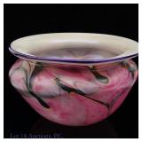 John Lotton Art Glass Bowl 1988