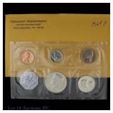 1964 (P) USA Silver 5-Coin Proof Set in OGP