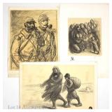 Theophile Steinlen Lithographs Signed & Numbered