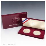 1983s & 1984s USA Silver Olympic $1 2-Coin Set