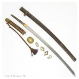 Samurai Sword (Katana) & Sheath - WWII Era Japan