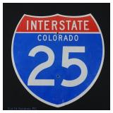 Colorado I-25 Interstate Sign