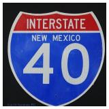 New Mexico I-40 Interstate Sign