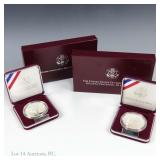 1992s & 1995 USA Silv & Clad Olympic Coin Sets (2)