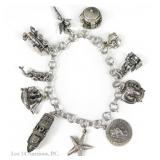 Sterling Silver Charm Bracelet