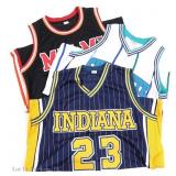 Artest, Glen Rice, Larry Johnson Sgnd Jerseys COA