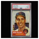 1953 Topps Bob Feller Baseball Card (PSA 4)