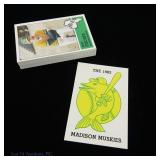 1983 Madison Muskies Team Set W/ Jose Canseco