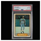 1982 Fleer Cal Ripken, Jr Baseball Card (PSA 8)