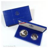 1986s U.S. Mint Liberty 2-Coin Silver Proof Set