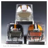 Signed NFL HOF Mini Helmets With COA (3)