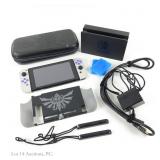 Nintendo Switch with Custom Shell + Accessories