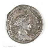 218  CE Roman Emperor Elagabalus Silver Denarius