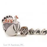 Acoma Pottery Thomas Natseway, Vera & Marie Chino