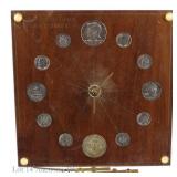 1964 Last USA 90%-Silver Coinage Display Clock