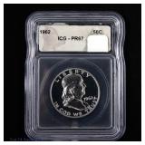 1962 Proof Franklin Half Dollar (ICG PR67)
