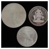 Portugal, Bahamas & Austria Silver Coins, 3