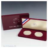 1983s & 1984s USA Silver Olympic $1 2-Coin Set