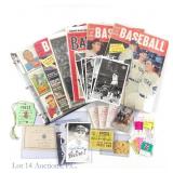 Sports Ephemera + 1960 Football Cards (42)