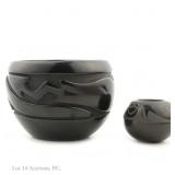 Native American Black Pottery Naranjo, Sanchez (2)