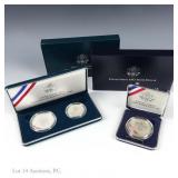 1991 & 1992 USA 90%-Silver & Clad Com Coin Sets, 2