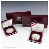 1988s & 1995 USA 90%-Silver Olympic $1 in OGP (2)
