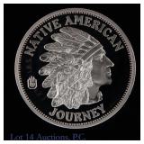 USA Native American 90%-Silver Round