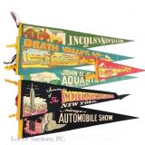 1950s / 1960s Tourism Felt Pennants  (6)
