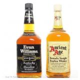 Evan Williams & Ancient Age Bourbons (2 x 1.75L)