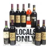 California Zinfandels Lot (9) NO SHIPPING