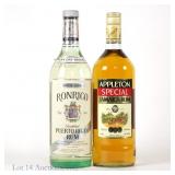 Appleton Special & Ronrico Rums