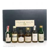 6 Classic Malts Whiskies in Miniature Set (6x50ml)
