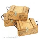 Empty Wooden Hand Grenade Crates (3)