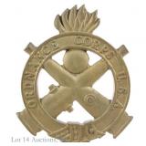 Ordnance Corps U. S. A. Large Brass Plaque
