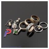Mixed Sterling Silver Jewelry Lot