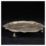 Irish Sterling Silver Calling Card Tray