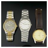 Three Vintage Seiko Watches