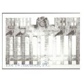 Jack Nixon Chicago Board of Trade Print, Sgd, #