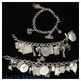 Bracelets With Charms, Most Sterling Silver (3)